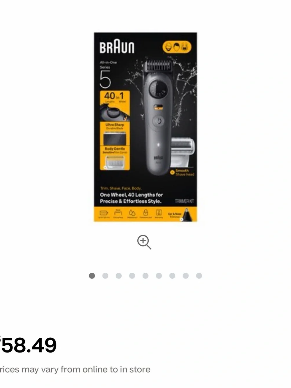 Braun All-in-One Series 5 Trimmer Kit (AIO 5510)